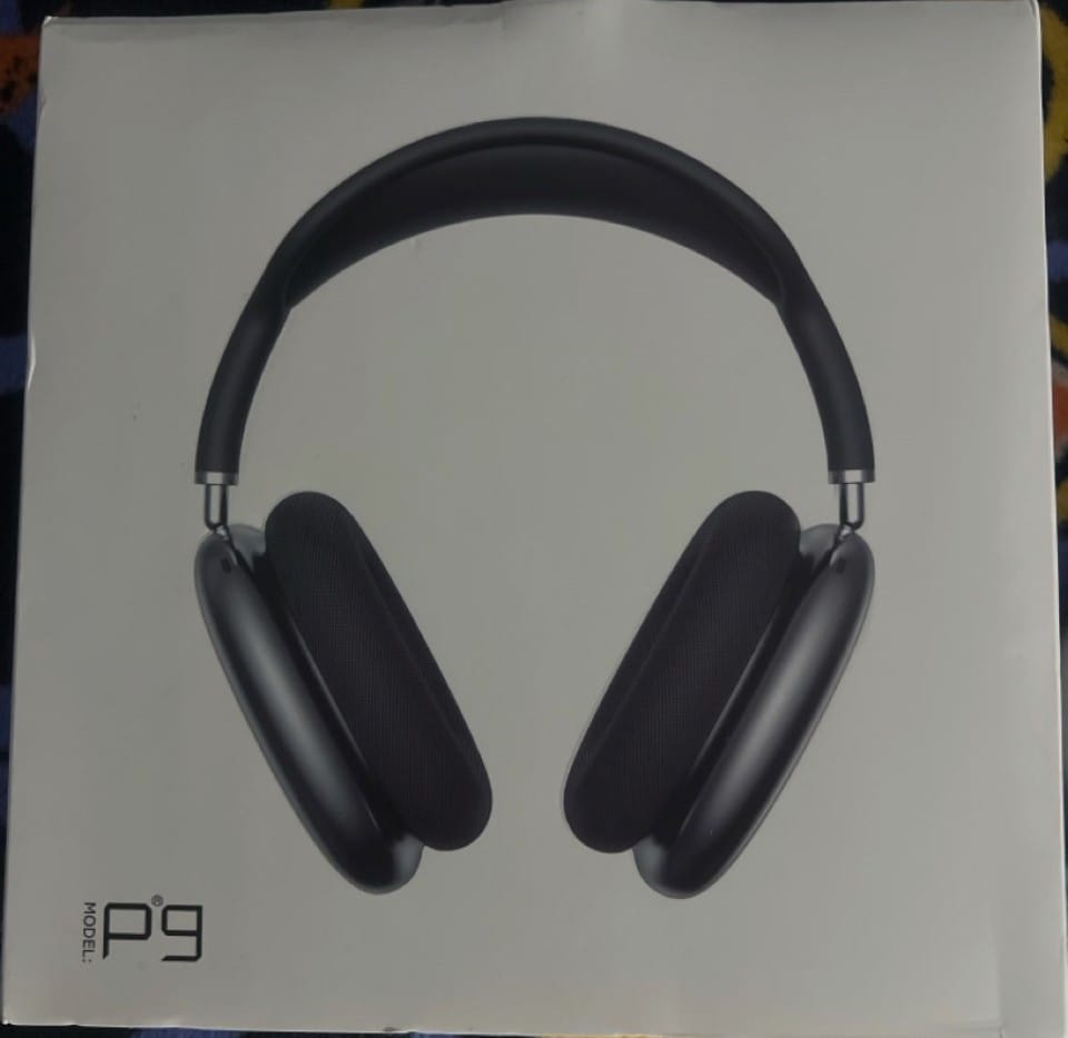 P9 AirPods Max Wireless Bluetooth Headphones | FM, AUX, SD Card Support