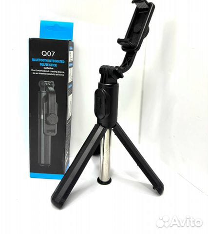 Q07 Bluetooth Integrated Selfie Stick | Tripod Stand + Remote + Optional LED Light