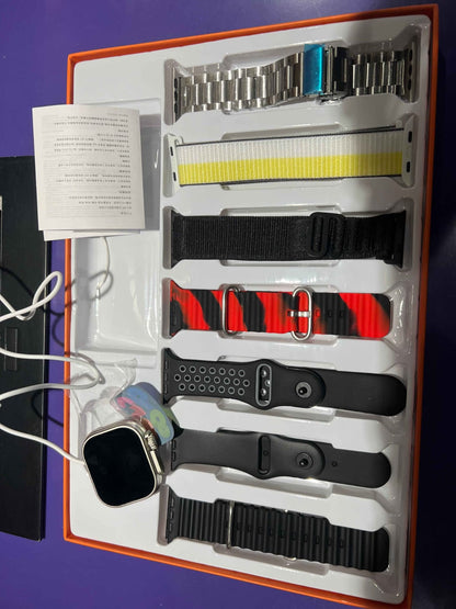 HG400 ULTRA3 Smart Watch | Premium Multi-Strap Bundle with Smart Health & Call Features