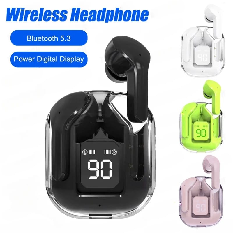 Air 31 TWS Wireless Earbuds | Transparent Design, Bluetooth 5.3, ENC, LED Display