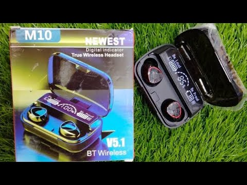 M10 DAMIX True Wireless Headset | 9D Stereo Sound, LED Display, 3500mAh Case