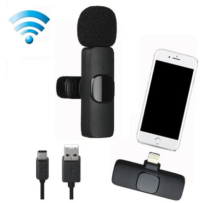 K8 Wireless Microphone |  Android & iPhone (Type-C/Lightning)