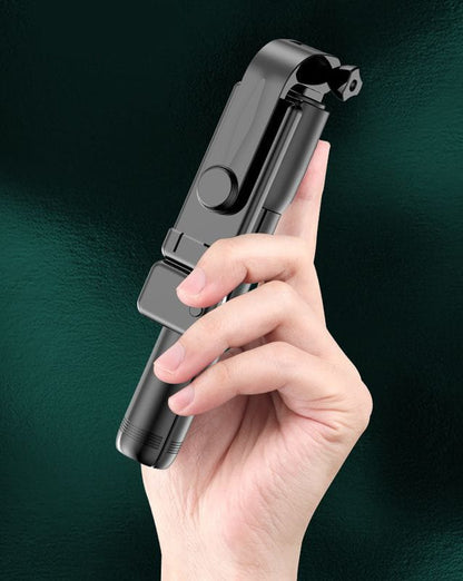 N08 Bluetooth Integrated Selfie Stick | Compact, Foldable & Universal Fit