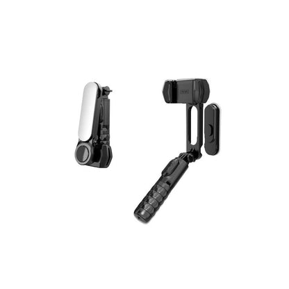 Q09 Gimbal Stabilizer 3-in-1 | Selfie Stick, Tripod & Removable Fill Light with Bluetooth Remote