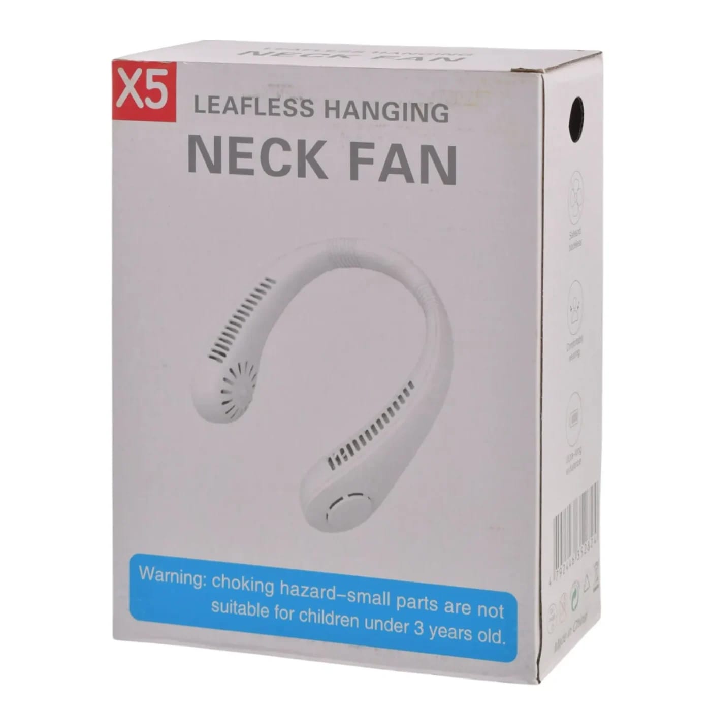 X5 Leafless Hanging Neck Fan | Portable, Bladeless & Hands-Free Cooling