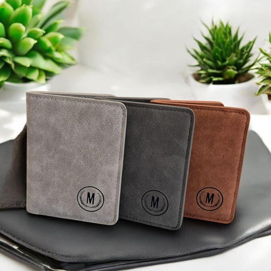 Stylish  Wallet for Men | Slim, Long & Lightweight – Everyday Elegance in Grey, Black & Brown