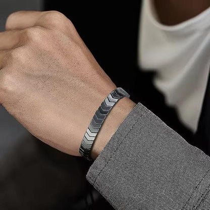 Arrowhead Hematite Beads | Chevron Bracelet Beads for Jewelry Making