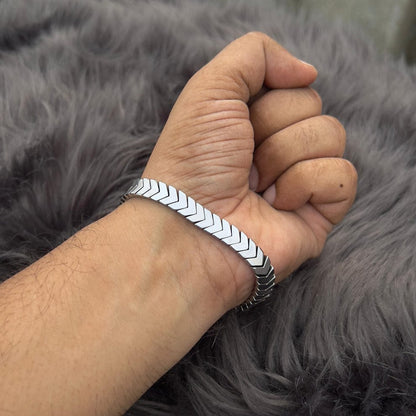 Arrowhead Hematite Beads | Chevron Bracelet Beads for Jewelry Making